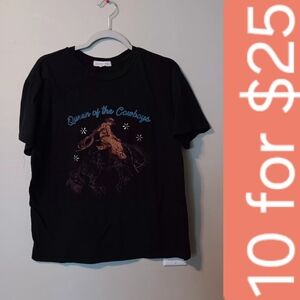 Kids' Black 'Queen of the Cowboys' Graphic Tee